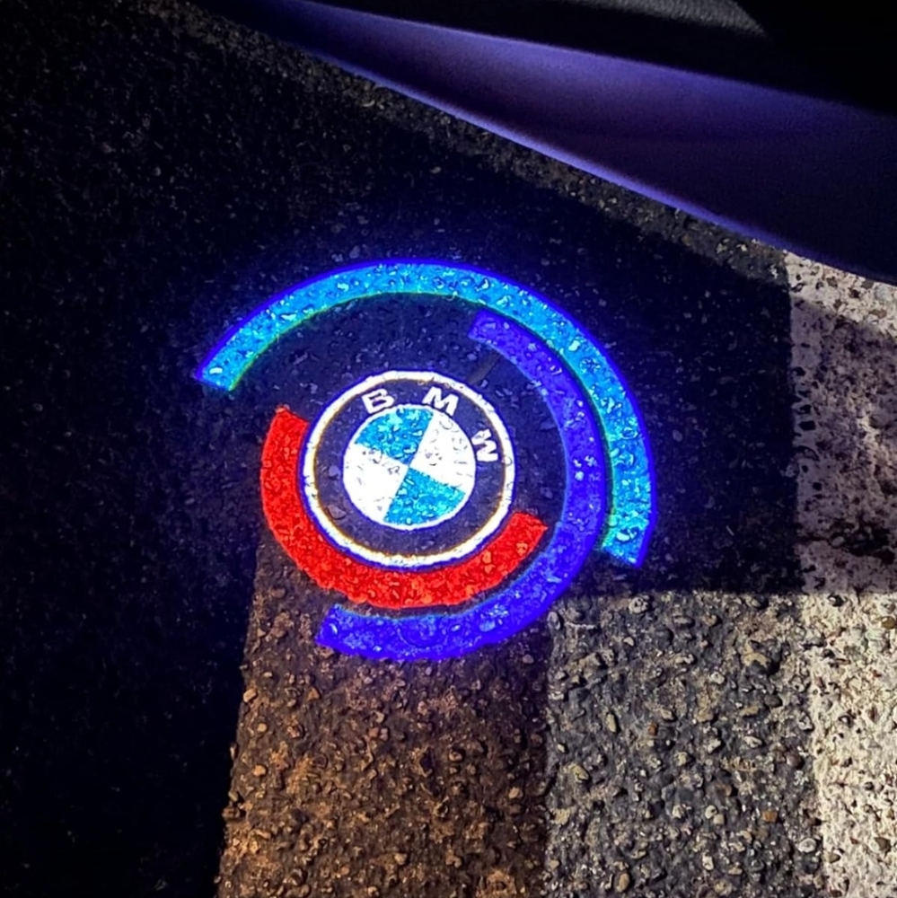 4 BMW 50th anniversary projector door lights